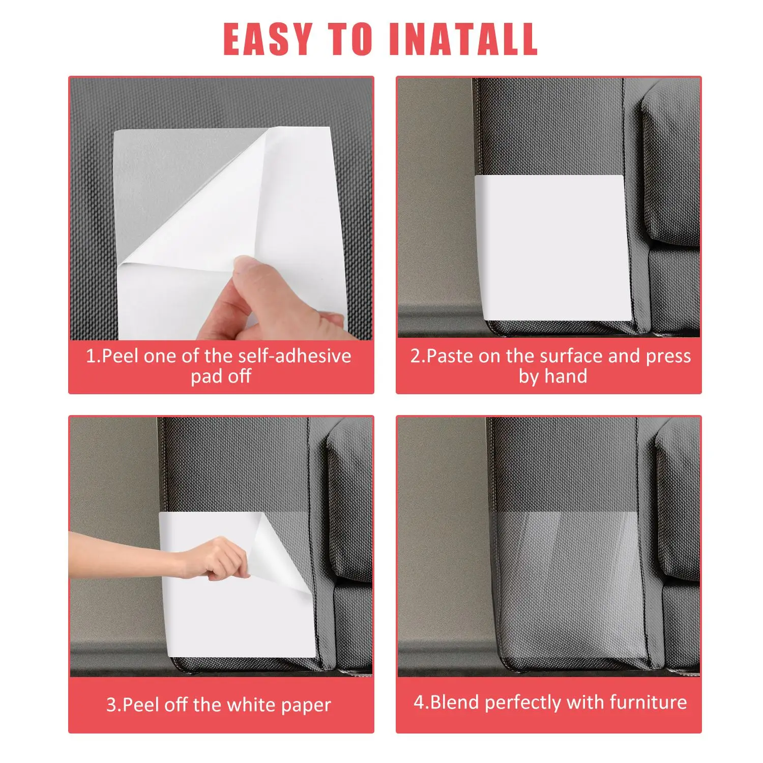 

10pcs Pet Cat Scratch Deterrent Tape Adhesive Tape Furniture Sofa Mat Protector Sticker Pet Claw Training Seat Scraper Sticker