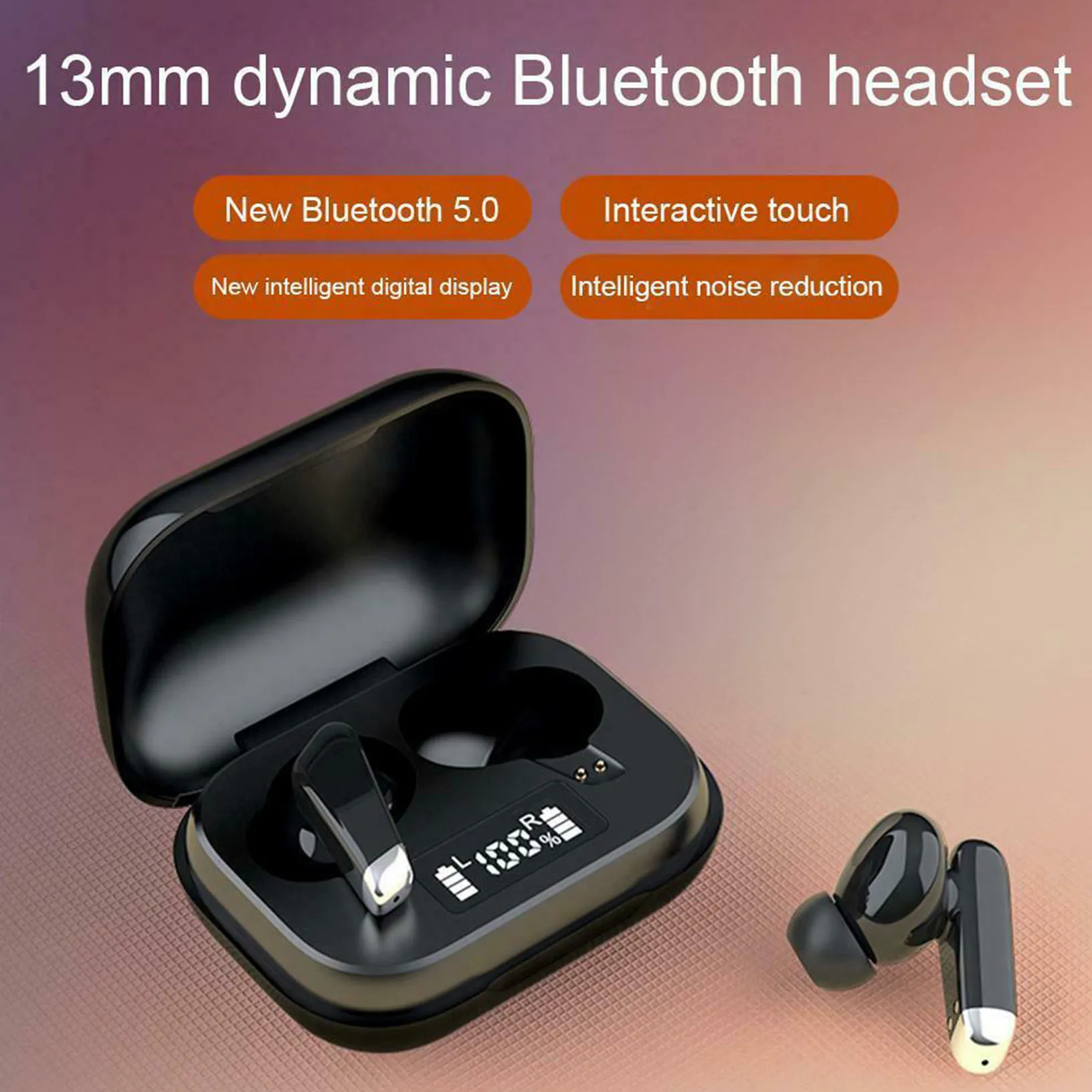 

Wireless Bluetooth 5.0 Headphones TWS Mini Earbuds Waterproof Headset