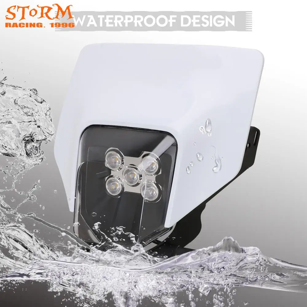 

Фара для мотоцикла, 16 Вт, освещение, передняя фара для Husqvarna FC FE FX TC TE 125 250 300 350 450 250i FE250 FC250