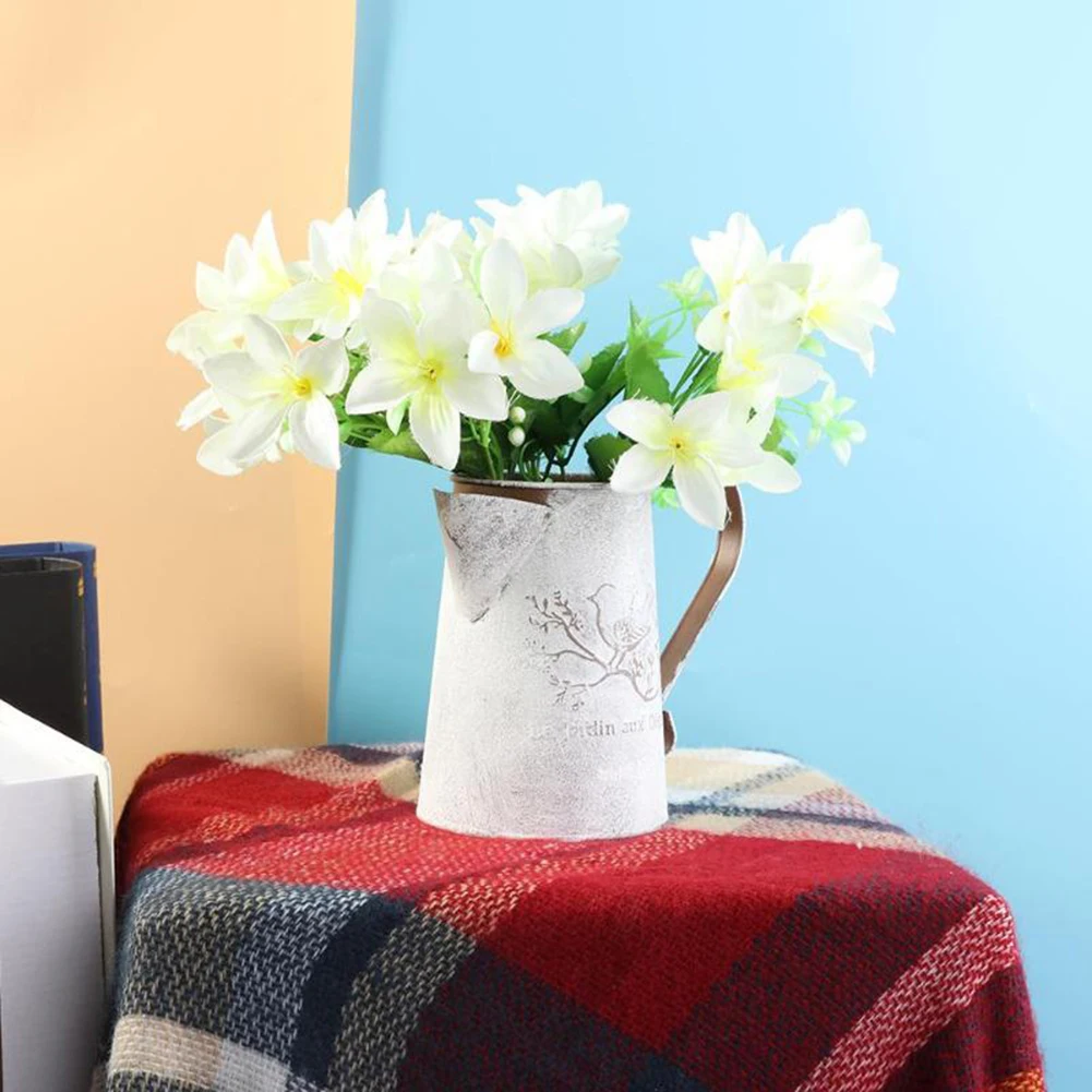 Металлический металлический горшок для цветов в стиле ретро подставка горшечных