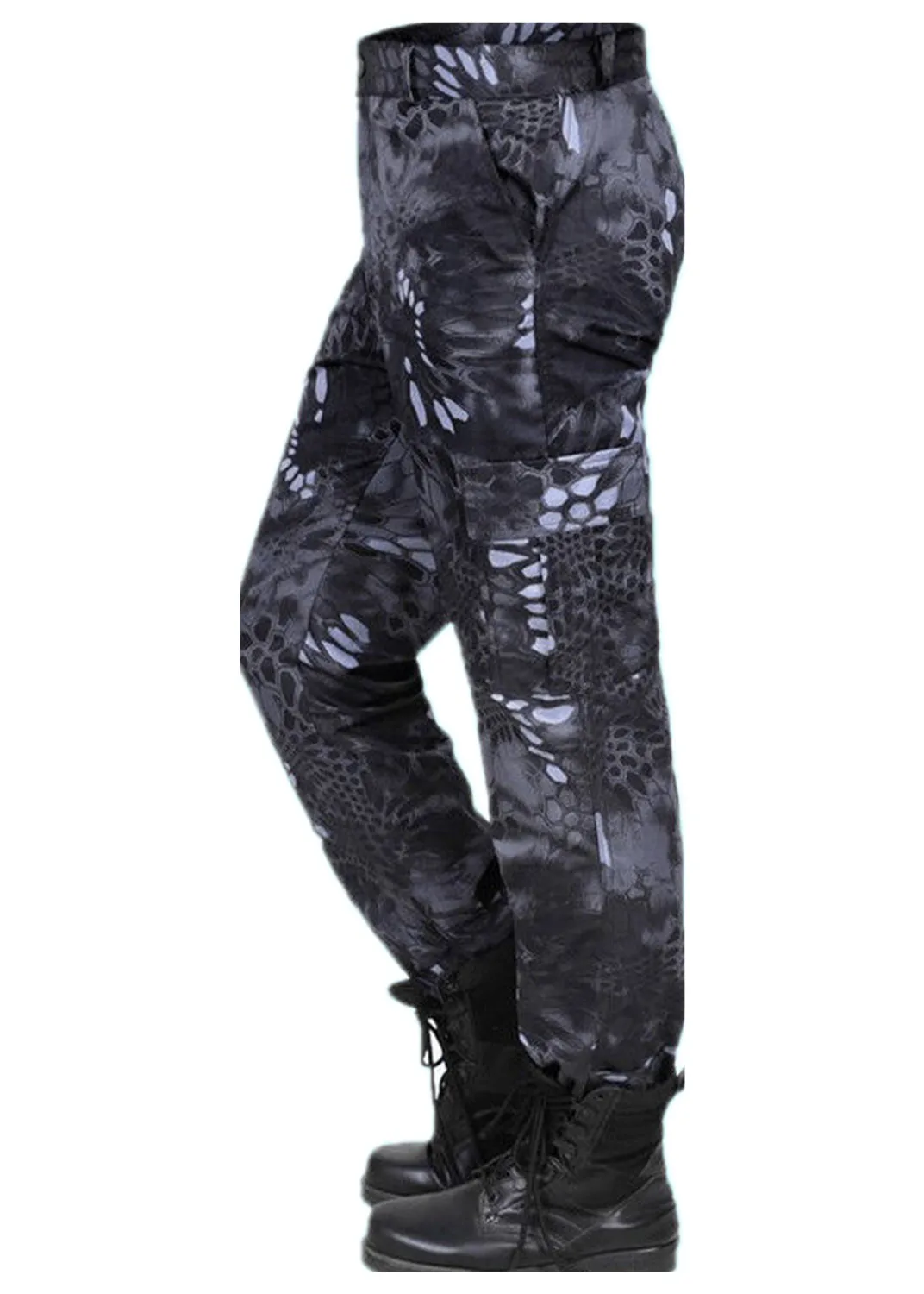 

Genuine Black Python camouflage clothing men's labor protection clothing outdoor work pants in spring and summer
