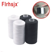 500 3000m polyester sewing thread spools black white threads for sewing machine hand repair use for handmachine sewing