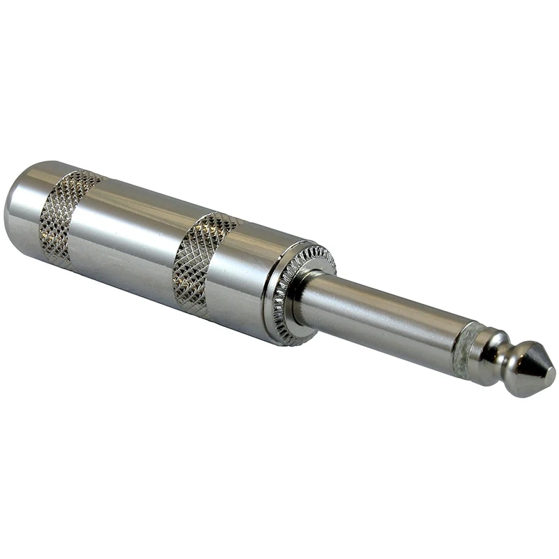 1/4 inch Plugs for Speaker Cables Patch Snakes - TS Male Mono Inch Phono 6.m Phone Plug Bulk 4 PACK | Обустройство дома