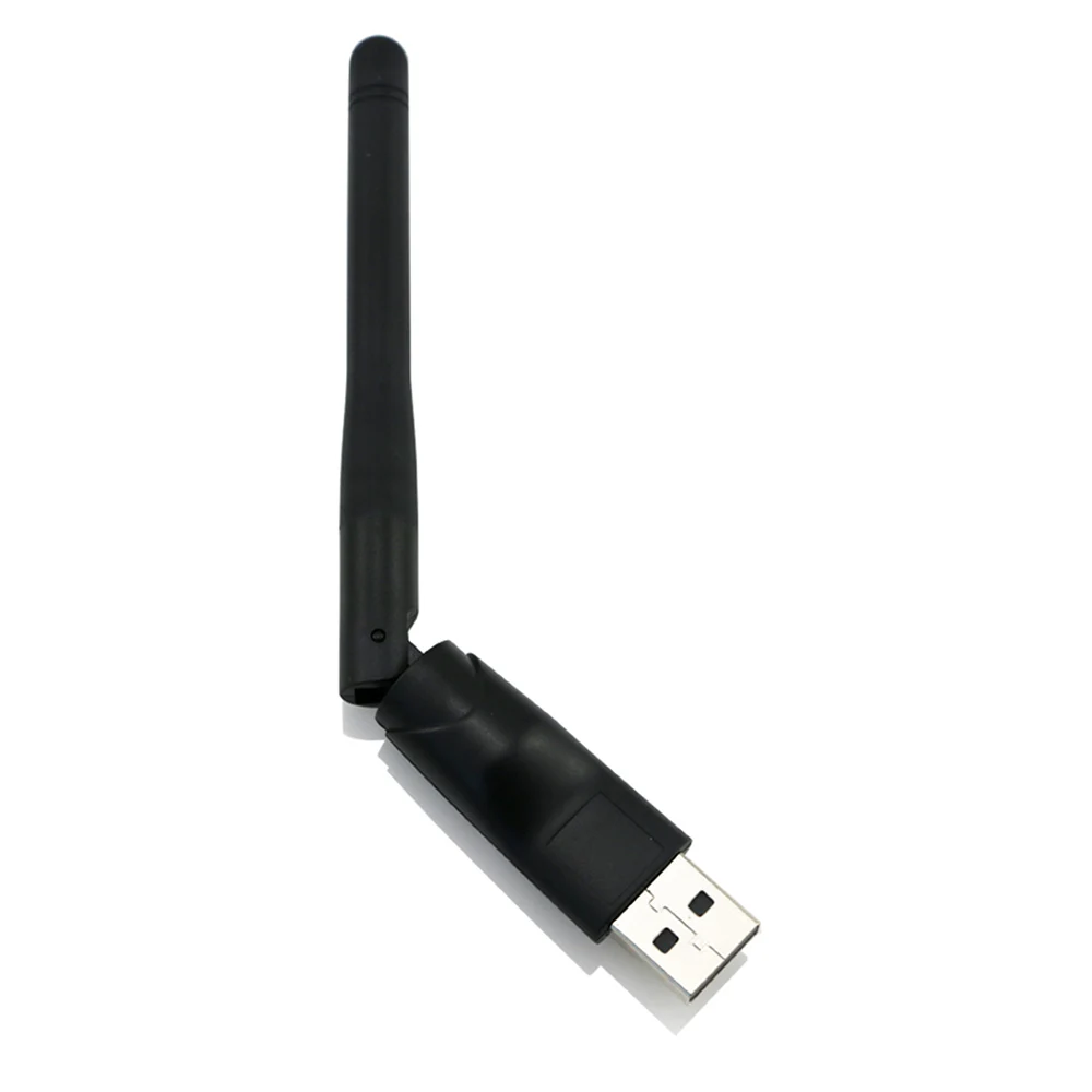 Мини Беспроводной USB Wi-Fi адаптер 7601 2,4 ГГц 2дБи для DVB-T2 и DVB-S2 ТВ-приставки антенна Wi-Fi сети LAN-карта.