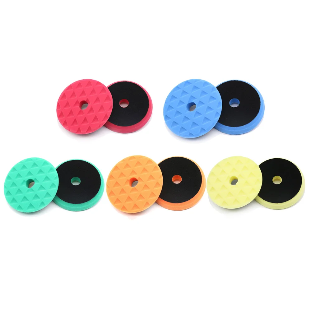 

6inch Sponge Buffing Pads Foam Polishing Sanding Disc For Car Detailing Waxing