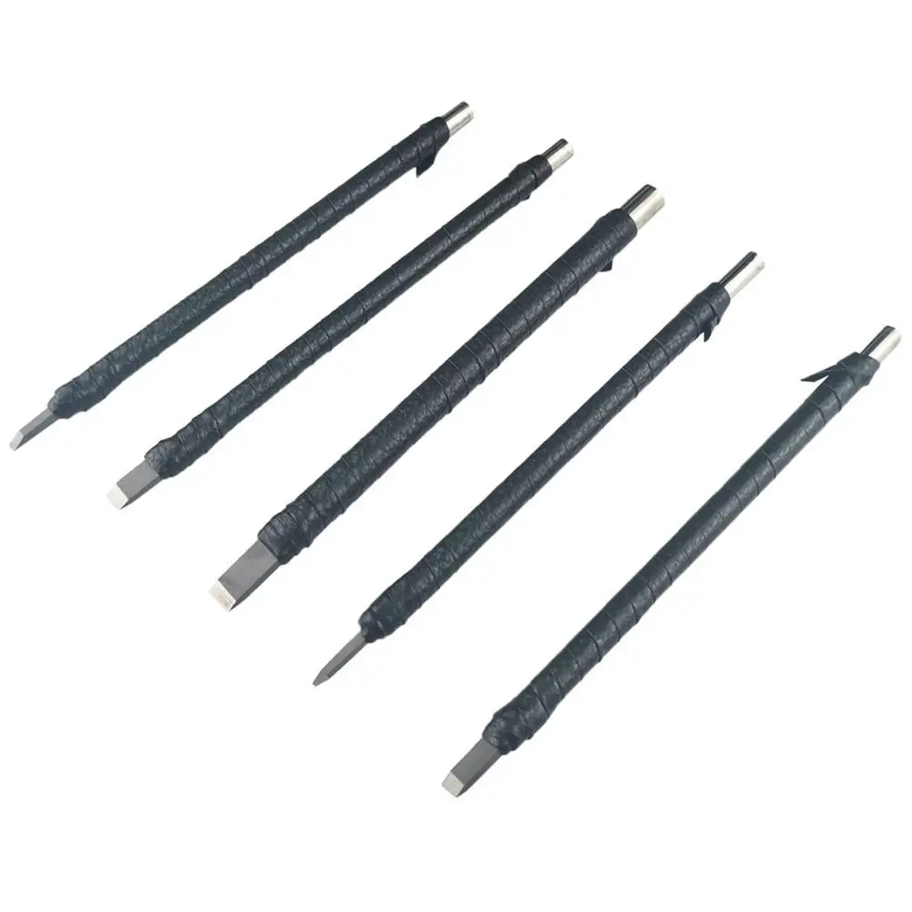 10 шт. Вольфрамовая сталь резьба по камню нож деревянная стамеска для работы с