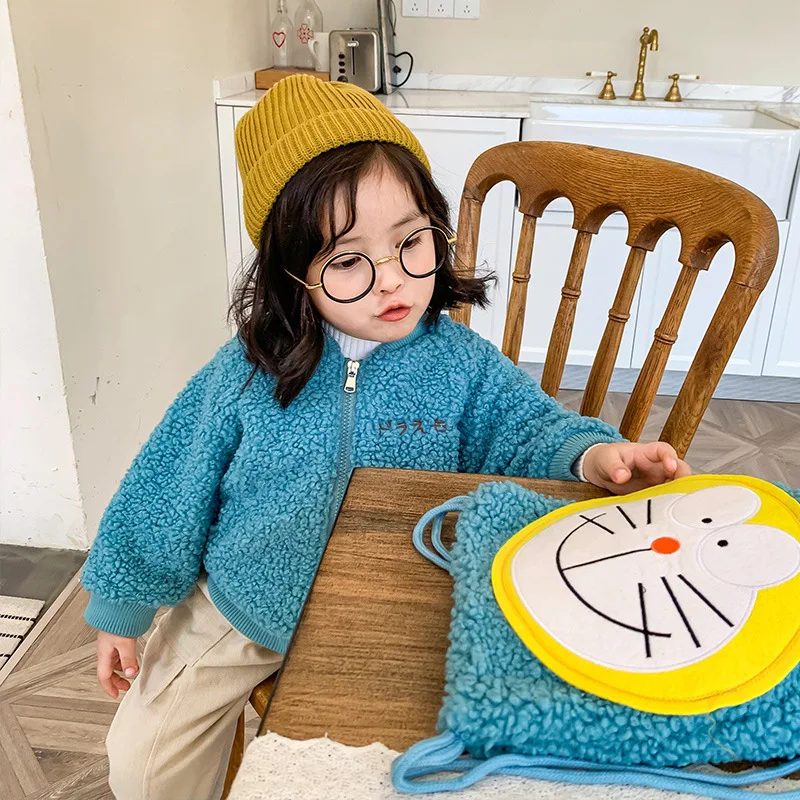 Зимнее Детское пальто Новое поступление в японском стиле утолщенное и теплое с