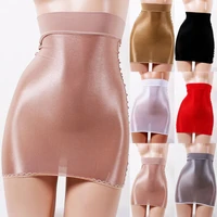 sexy women sheer skirt micro mini shiny short bodycon stretch evening party club
