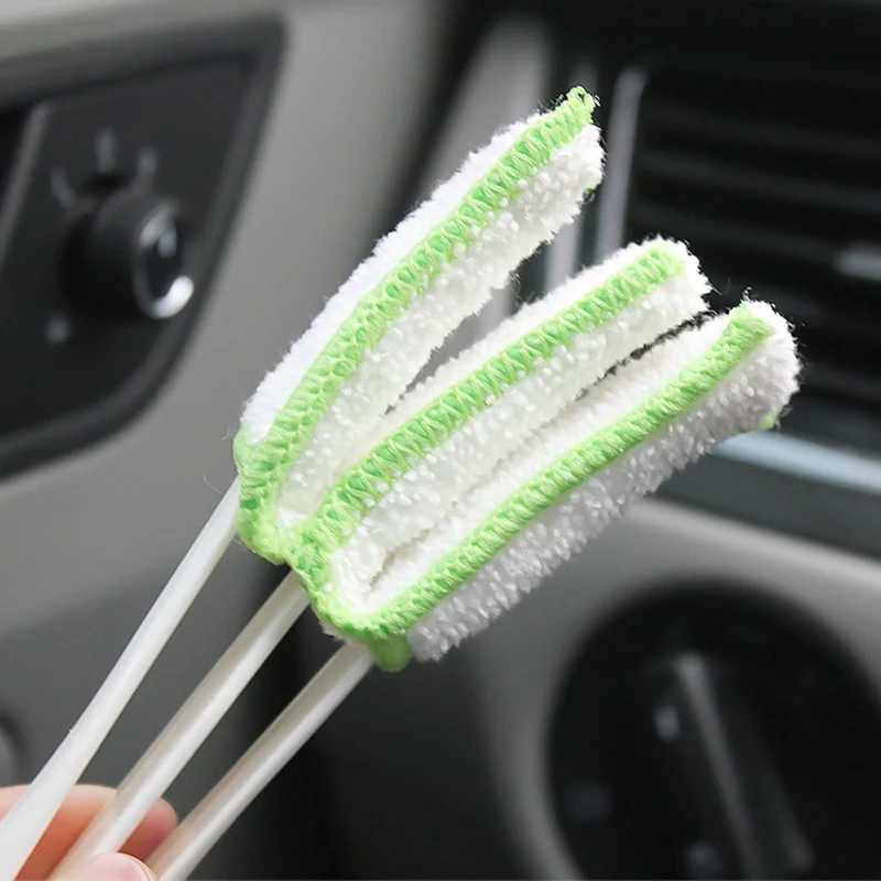 Double Slider Car Air-conditioner Outlet Window Cleaning Multi-purpose Brush Vent Computer Auto Keyboard | Автомобили и мотоциклы