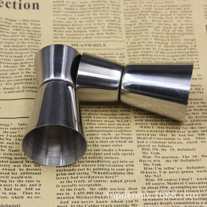 

45/60ml or 15/30ml Stainless Steel Double Head Measuring Cups Cocktail Jigger Bar Accessories Bartender Measuring Cup Shaker Set