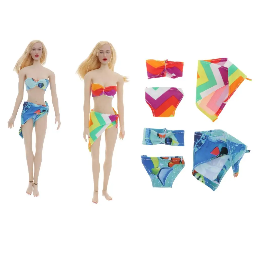 

1:6 Female Swimwear Bikini Set For 12inch Action Figures CY Girl Costume