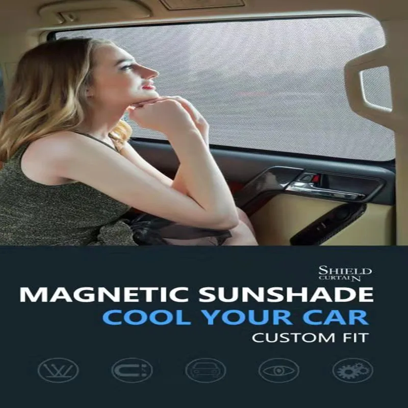 2 шт. задние окна лазер затенение шторка сетка боковая дверь для AUDI Q2 Q3 Q5 Q7 2010