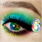 EYESHARE Cosplay Аниме контактные линзы для глаз 1 пара контактных линз кошачий глаз для глаз Хэллоуин красные цветные линзы для макияжа глаз на Хэллоуин
