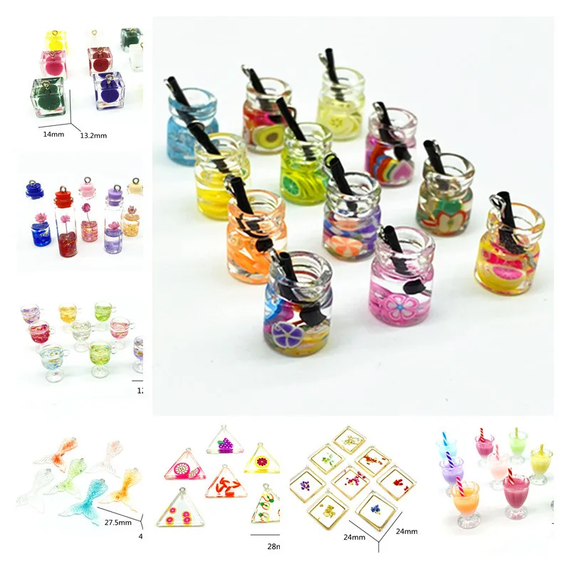 Бусины в форме бутылки 4 шт. аксессуары для изготовления ювелирных изделий