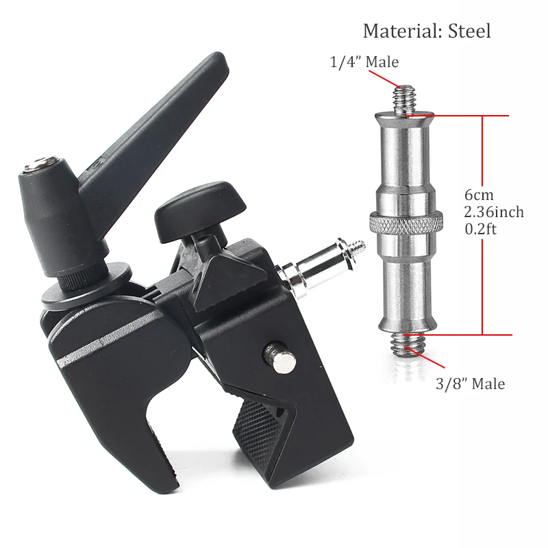 BFOLLOW Super Clamp для стола Magic Boom Arm Mount с 3/8 &quot1/4&quot женской тяжелой фотографией |