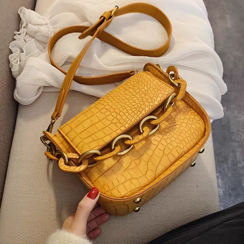 Сумка кросс-боди Женская на цепочке повседневный роскошный саквояж Дизайнерский