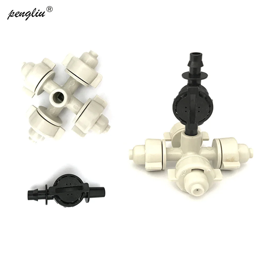 Разбрызгиватель тумана с зазубринами 1/4 дюйма 10 шт. IT174|mist sprinkler|greenhouse irrigationfog nozzle |