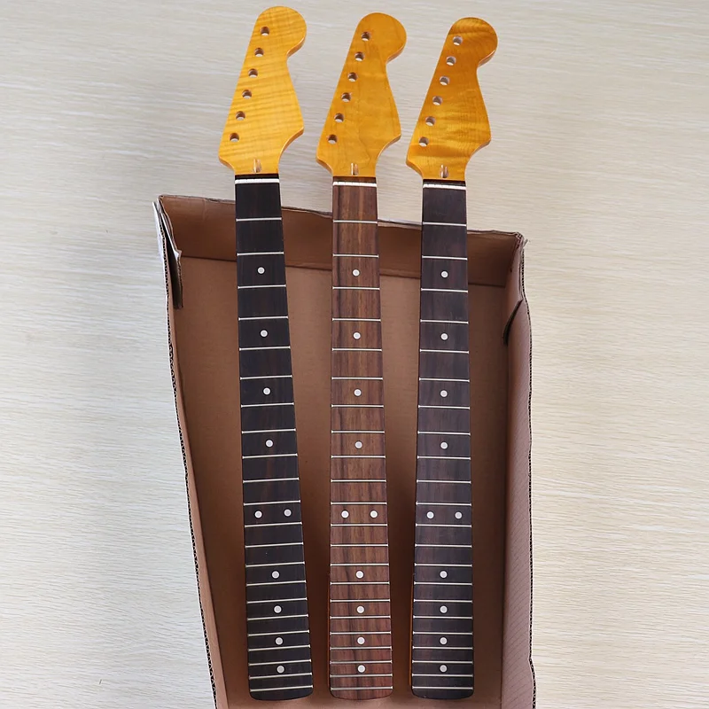 Электрическая гитара Flame maple гриф ST neck Канада пламя клен ширина 5 6 см с высокой