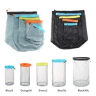 5 шт.компл. отдых спортивная Сетчатая Сумка для хранения на открытом воздухе вещество мешок на завязках сумка для хранения Сверхлегкий Пеший Туризм Путешествия Органайзер Для Дома спальный мешок