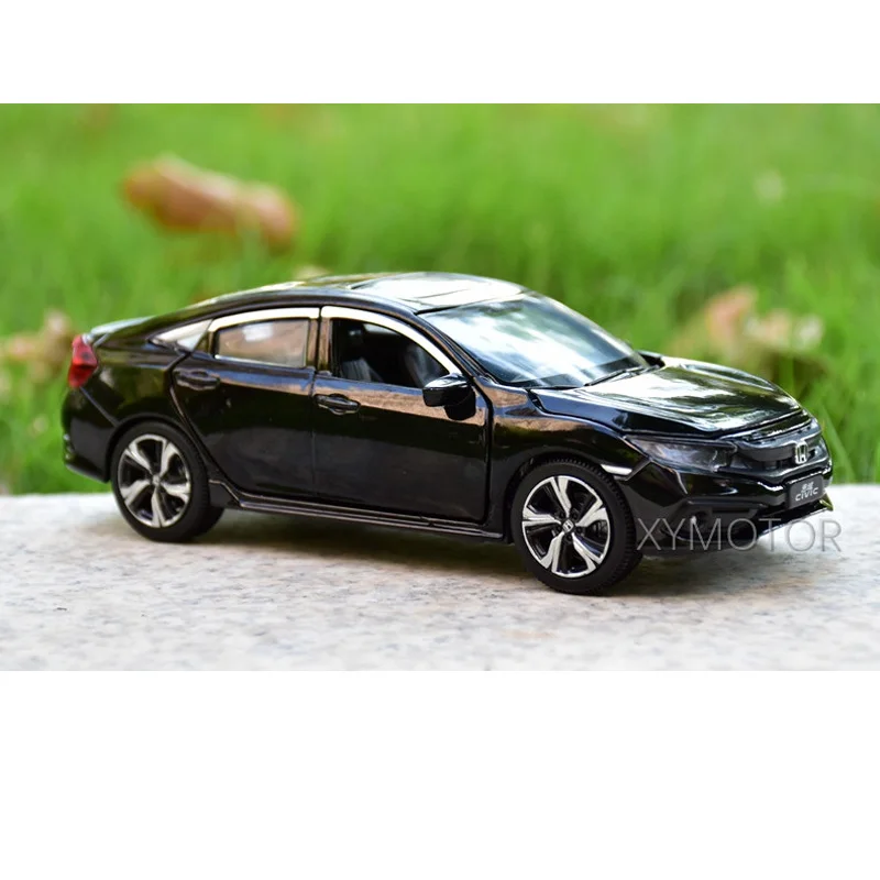 

Jackiполюсная модель автомобиля 1/32 для Honda CIVIC 2019, игрушки для детей, подарки, черный/синий/красный/белый/оранжевый металл, пластик, резина