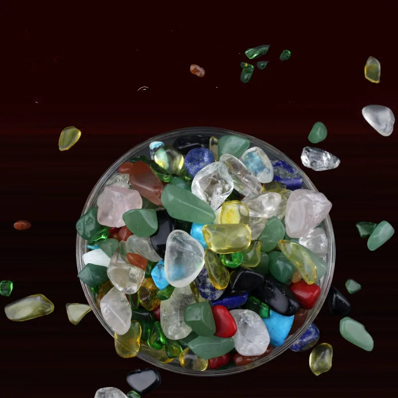 Смесь драгоценных камней 100 г разные камни натуральный Радужный красочный