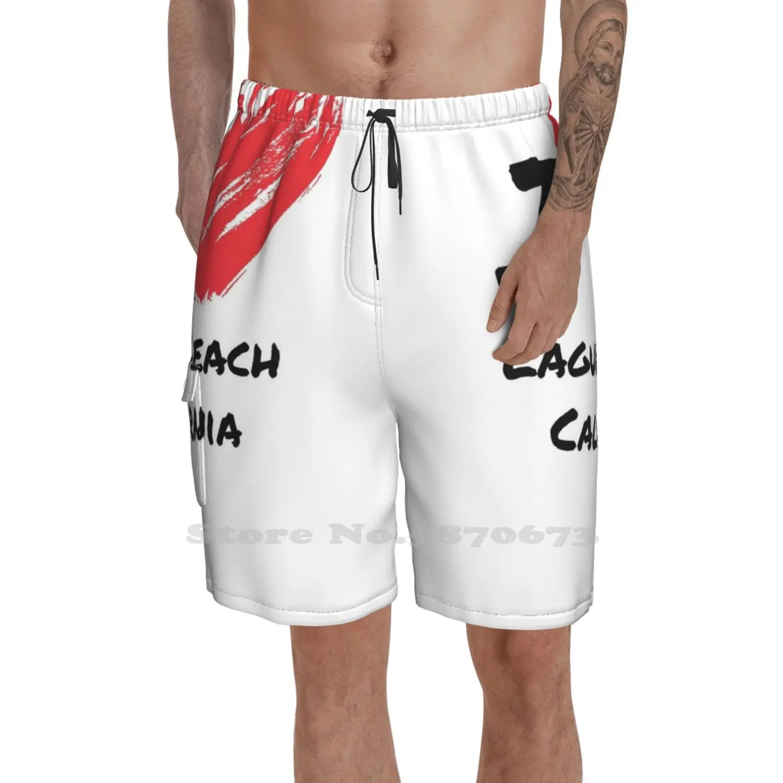 

Я люблю Калифорнию спортивные шорты для фитнеса ручная роспись сердце любовь Америка города Калифорния