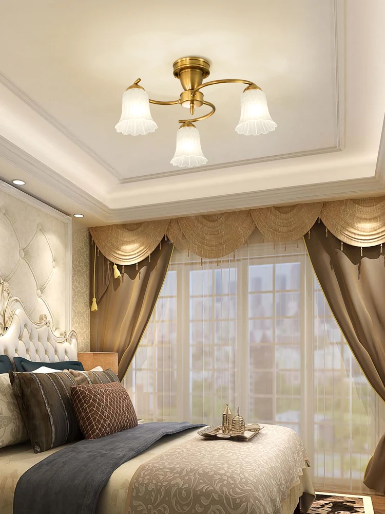 FSS современный романтичный потолочный светильник в форме цветка светодиодный