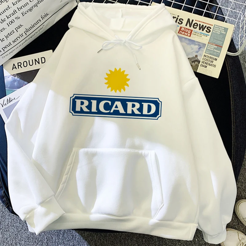 2021 RICARD Hoodie Autumn Winter Vintage Clothes Women Sweetshirts Aesthetic Harajuku Pullovers Long Sleeve Keep Warm Sweat Top