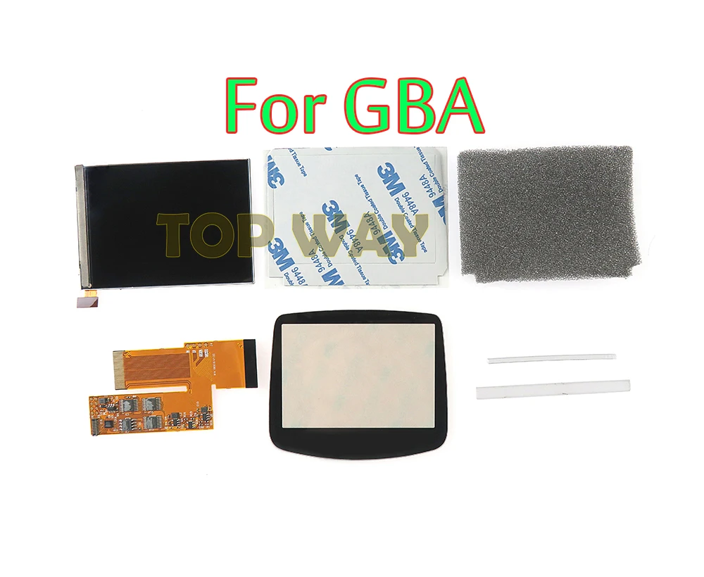 

Для игровая приставка GBA Регулируемая яркость OEM 10 уровней высокой яркости IPS подсветка LCD для Nintend Игровая приставка GBA ЖК-экран с подсветкой