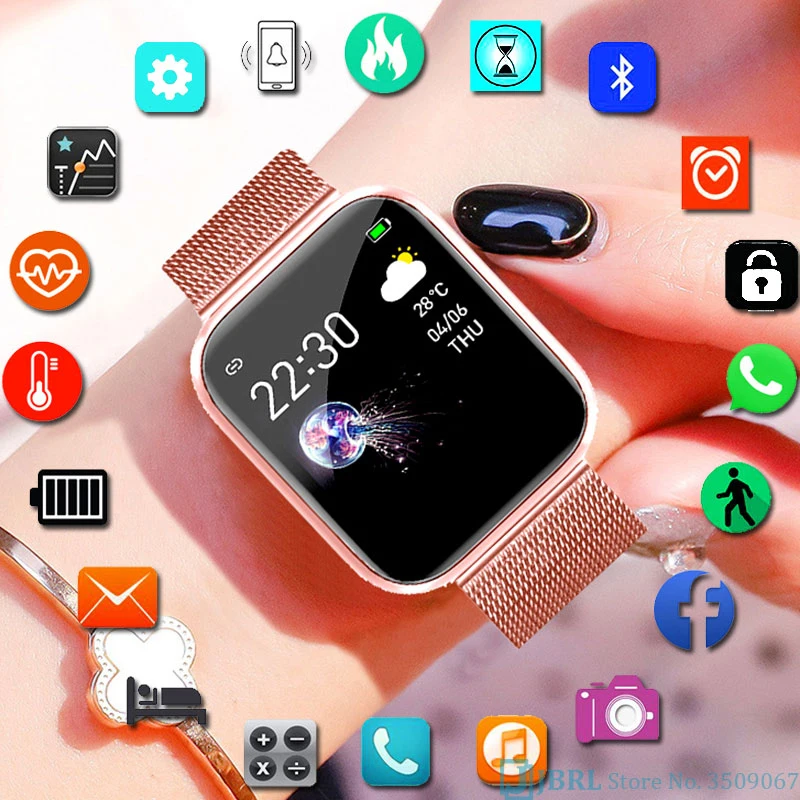 Роскошные цифровые часы для женщин и мужчин электронные спортивные