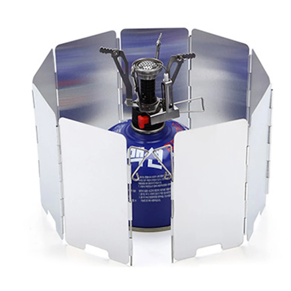 Открытый Кемпинг лобовое стекло Пикник Пособия по кулинарии газовая плита