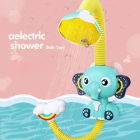 head bathtub water playing toy electric elephant spray water pump bath shower for children early learning supplies
