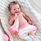 Наборы кукол Реборн, популярные куклы Апрель для новорожденных, модельное лицо, силиконовые виниловые куклы Реборн, форма для младенцев, игрушки сделай сам, 22 дюйма