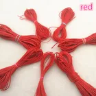 Новый 0,5-2,5 мм красный вощеный нить веревка шнур ремешок ожерелье веревочные бусины для самостоятельного изготовления ювелирных изделий браслет Шамбала