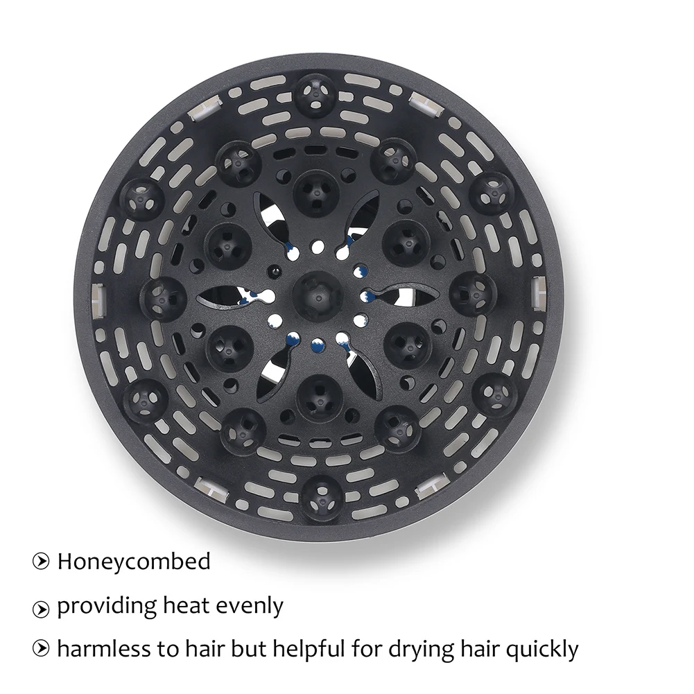 

Blower Hair Curler Styling Tool Accessories PC Safety Curling Dryer Diffuser Professional Nozzle Tuyere Hair Styling Tool