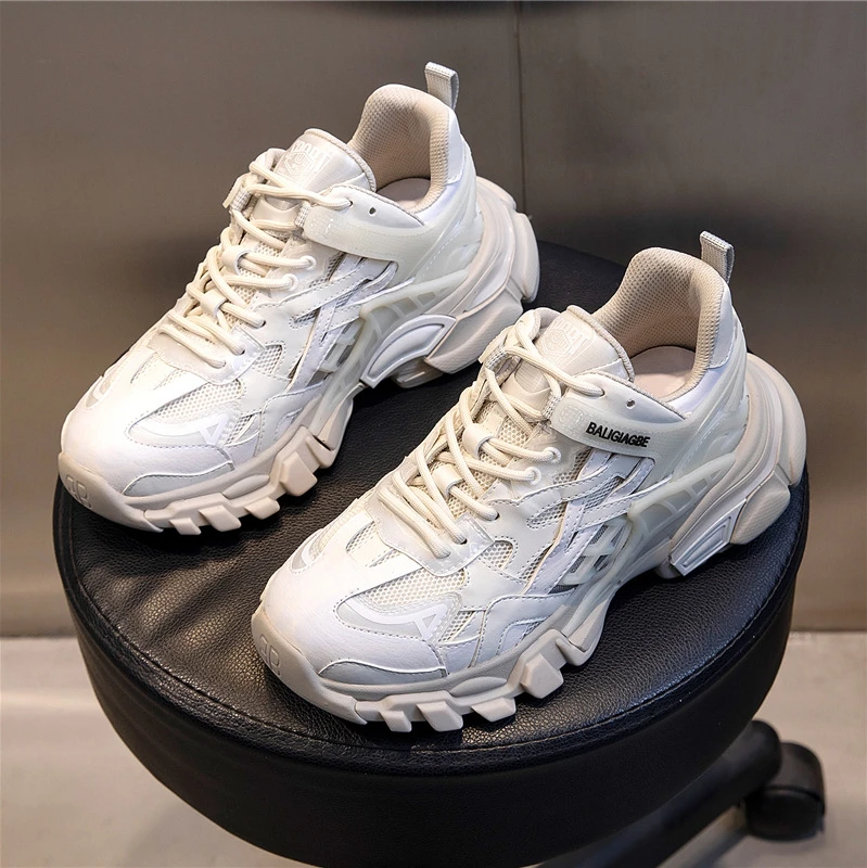 

Breathable Spring Casual Shoes Women Genuine Leather White Sneakers On Wedges Heel 2021 Spring New Casual White Shoes Female