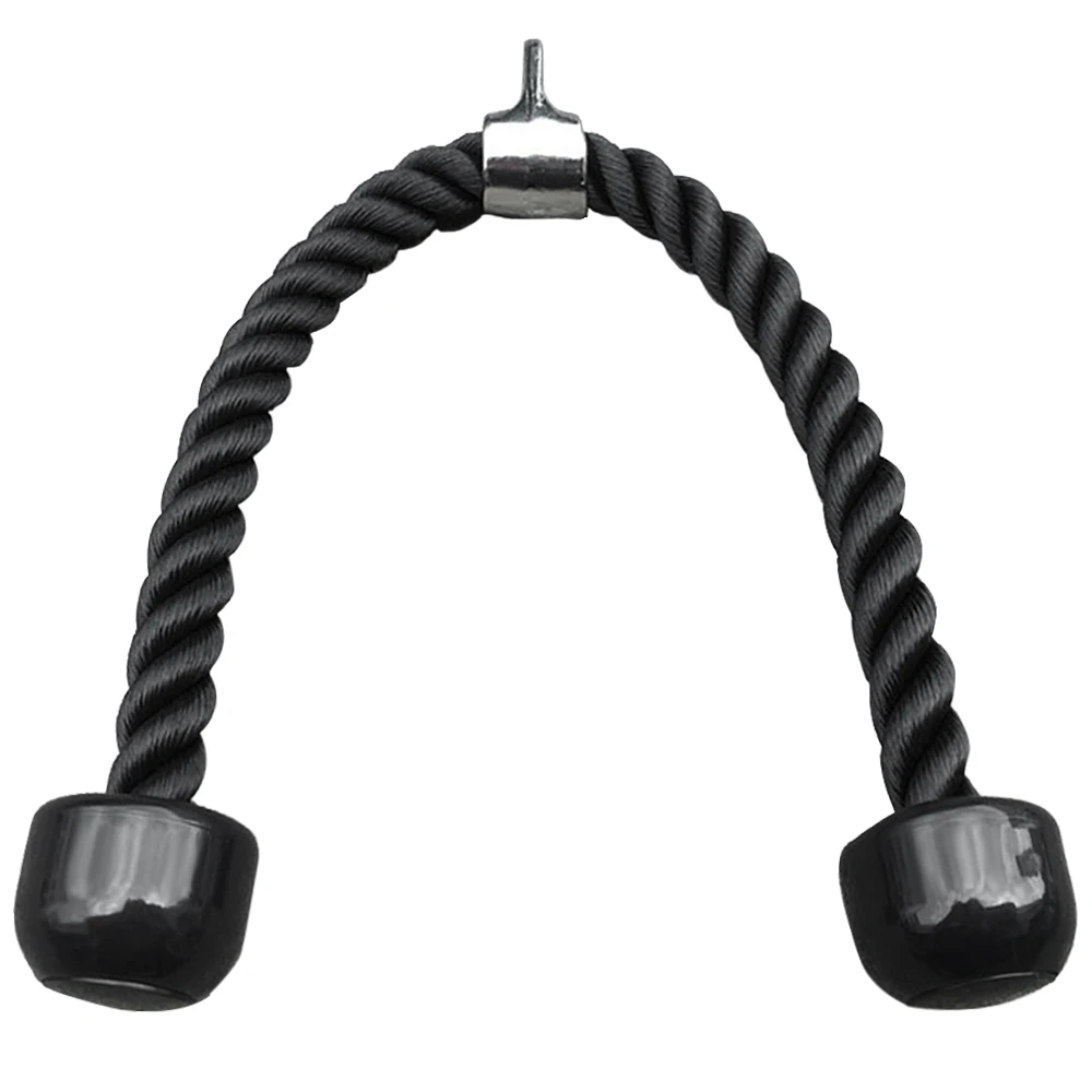 

Тренировочная тянущаяся веревка, трос, пуш-ап веревка 27 дюймов, нескользящее крепление кабеля для тренажерного зала