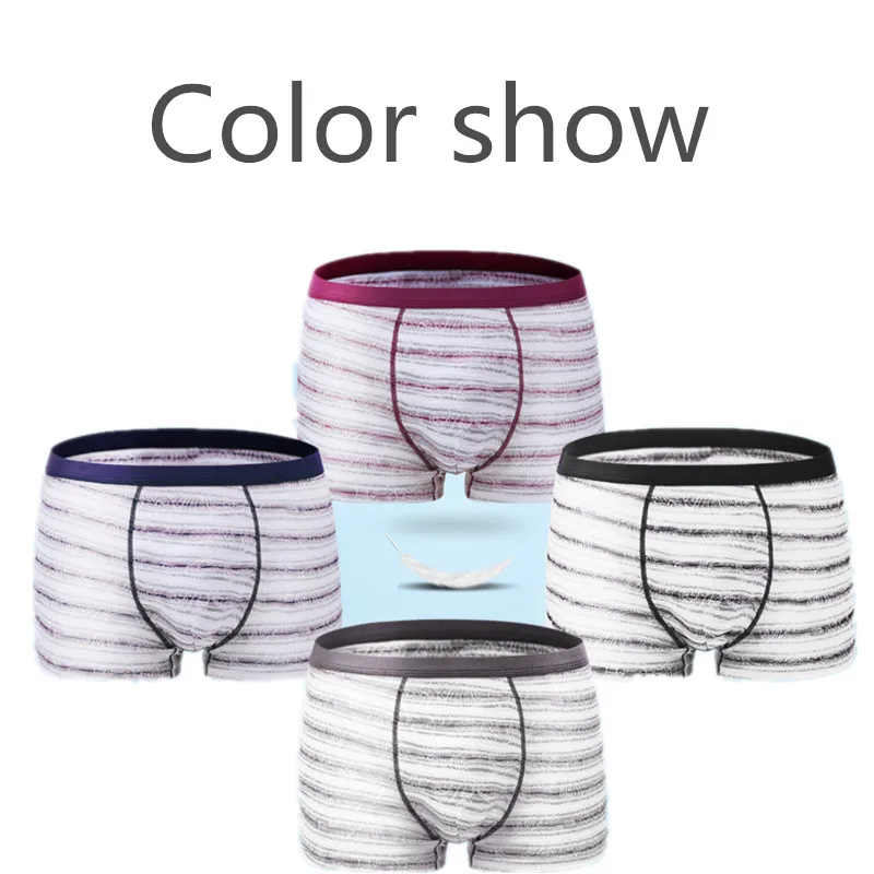 Лучшее Мужское нижнее белье 2020 мужские хлопковые трусы шорты Однотонные мягкие