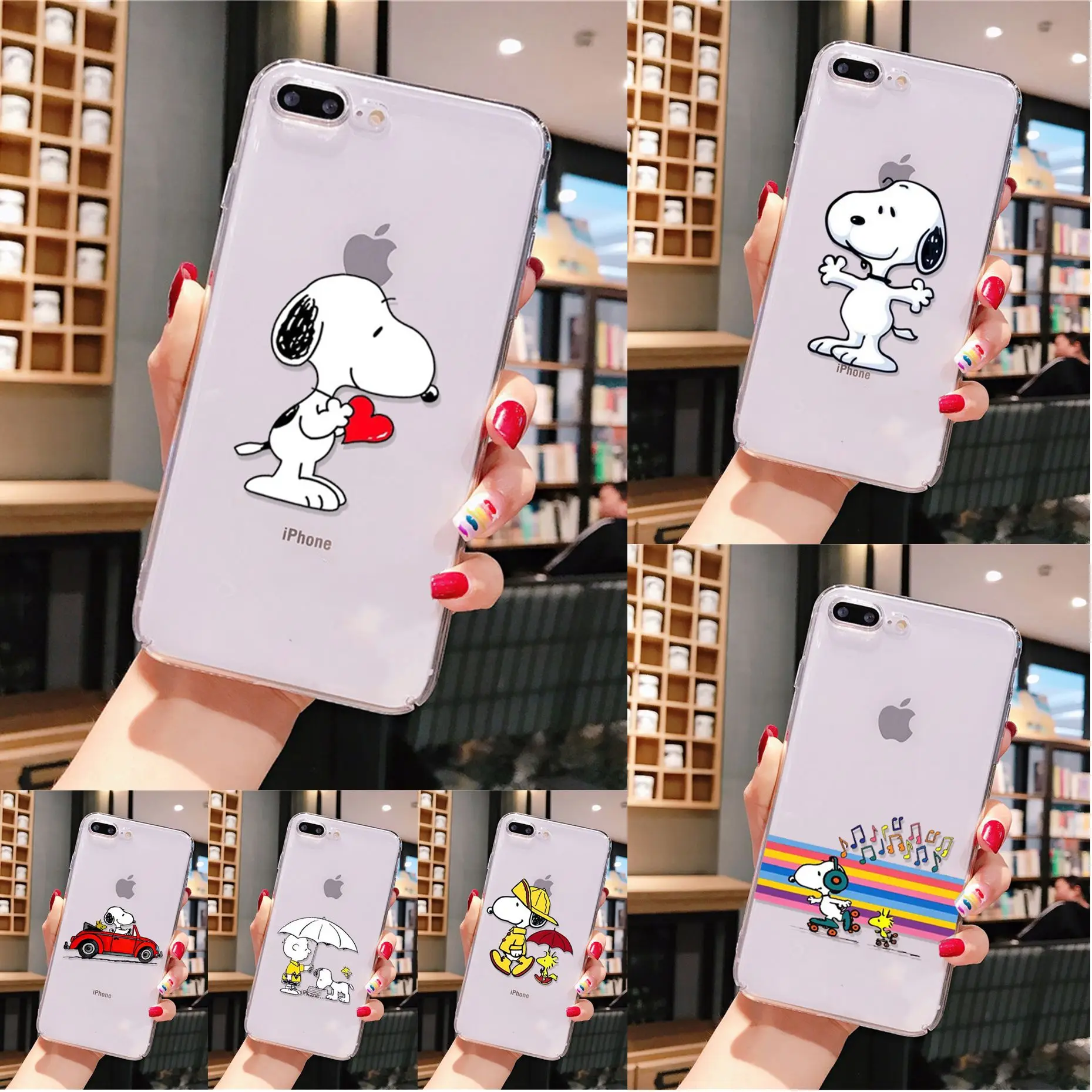 Yinuoda мультфильм Чарли Браун и собака Новинка чехол для телефона Fundas iPhone 8 7 6 6S Plus X XS
