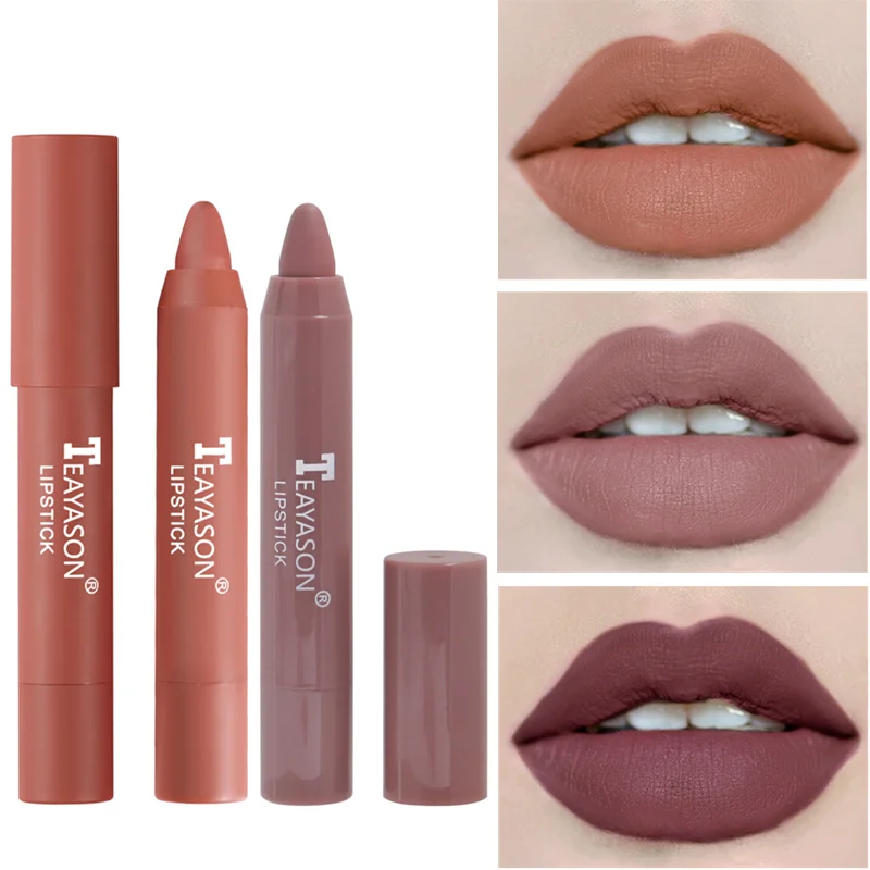 

1PC Matte Velvet Lipstick Set Delicate Smooth Waterproof Non-stick Cup No Fading Air Lipstick Lasting Lip Makeup Beauty