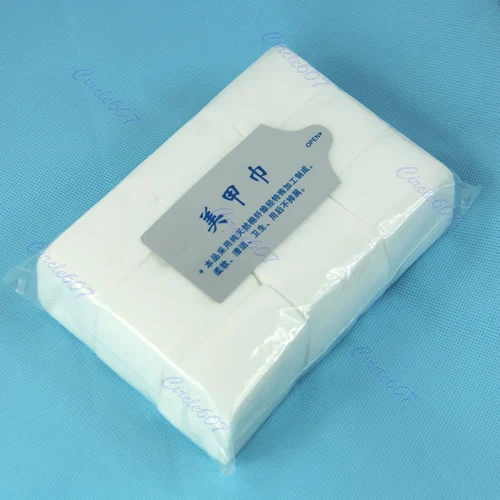 

900xNail Art Wipe Remover Pad Gel Wrap Cotton Lint Paper Tiny Tissue Tips Clean