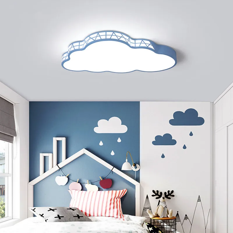 Облака современные светодиодные потолочные лампы блеск led спальня гостиная
