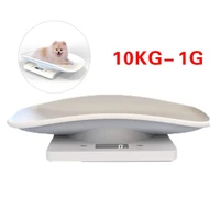 plastic electronic digital baby pet scale hd lcd display measure tool infant baby pet body weighing accurately 1g 10kg