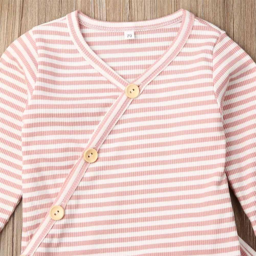 

Newborn Baby Girl Boy 0-18M Knitted Long Sleeve Top Pants Leggings Outfits Clothes Set