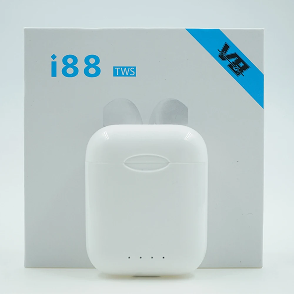 i88 white I88 TWS беспроводные наушники Bluetooth 5,0 Мини сенсорное управление стерео наушники вкладыши PK i9S i10 TWS для телефона - Цвет: i88 white