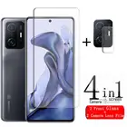4 в 1 для Xiaomi Mi 11T стекло для Mi 11T защита для экрана 9D 9H HD защитная пленка Закаленное стекло для Mi 10T 11T Pro стекло для объектива
