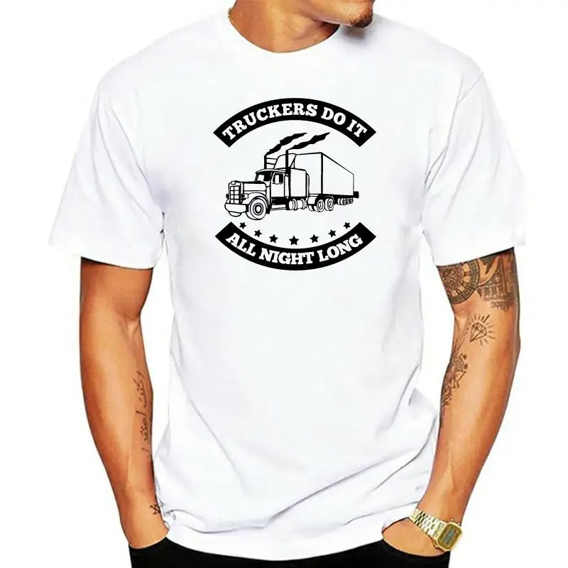 

Cotton Men T-Shirts Classical 2020 Street Wear T shirt trucker T Shirt Up To 3Xl Truckcustom Tee shirt