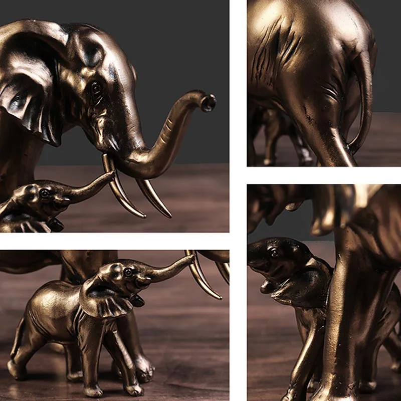 Новая смола Слон ручной работы украшения дома гостиной комнаты офиса статуя