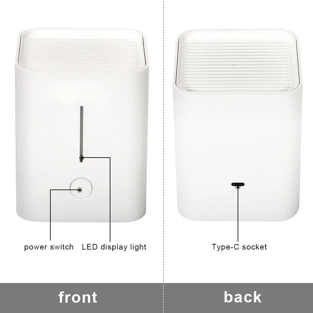 

Portable Air Purifier USB Charging Air Cleaner For Home Office Portable PM2.5 Formaldehyde Removal Air Purifier Dropshipping