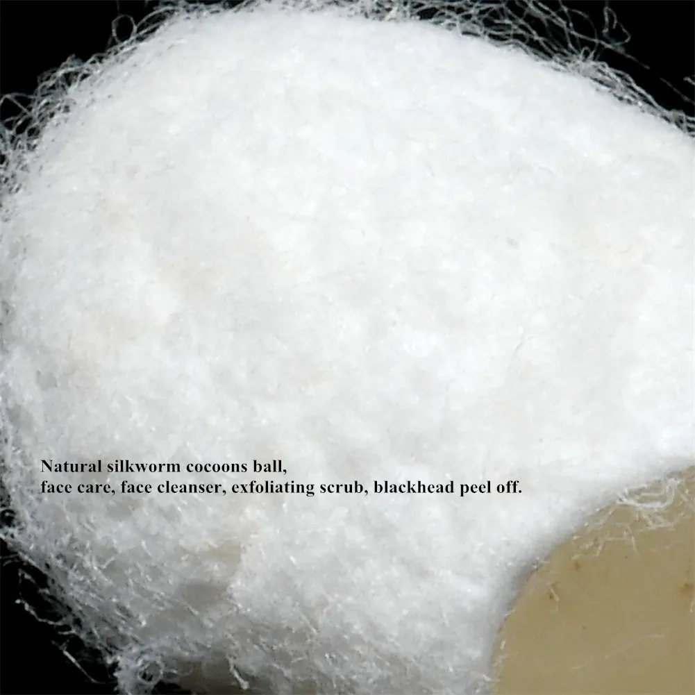 10 шт./компл. коконы из натурального шелкопряда шарики для отшелушивания и